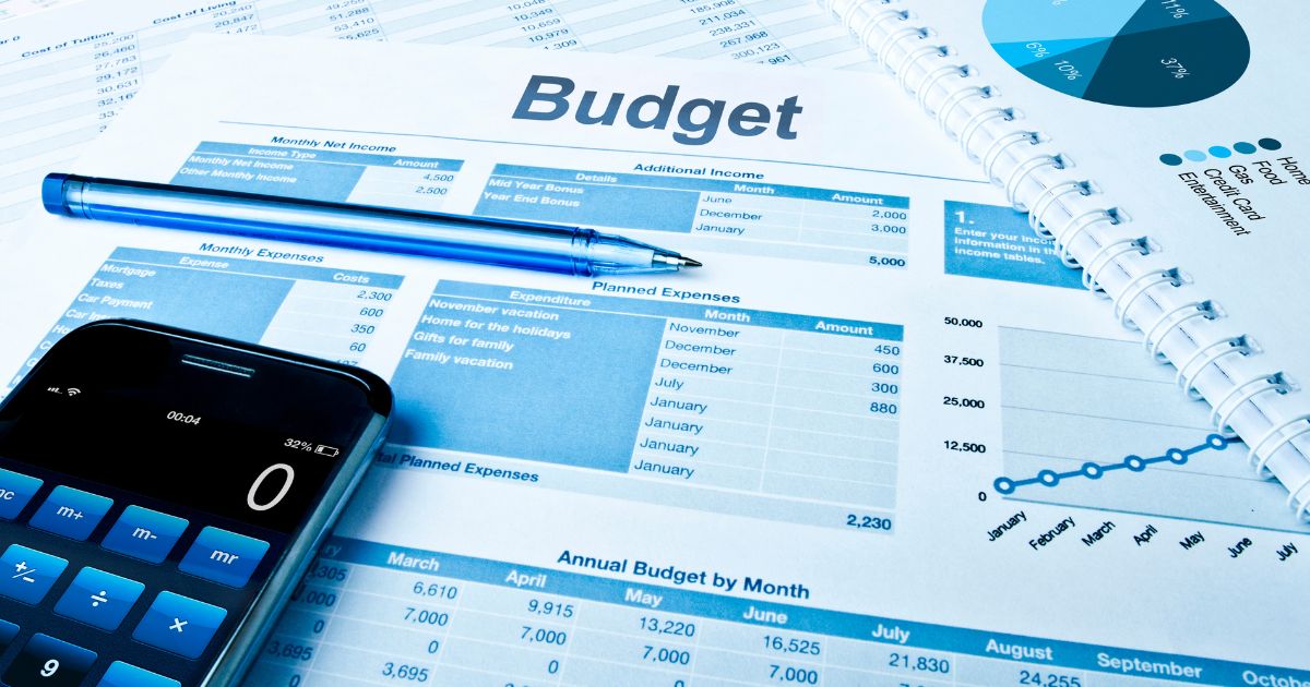 Building a budget with fundraising constraints